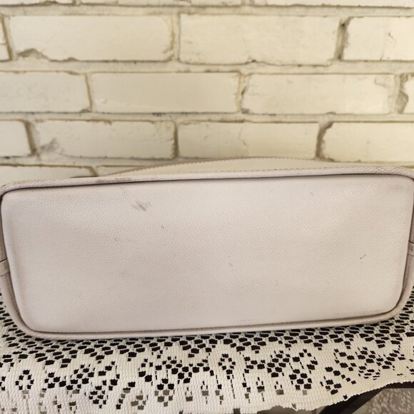 Coach Dome Colorblock Tan Leather Satchel Handbag Purse - Picture 8 of 13